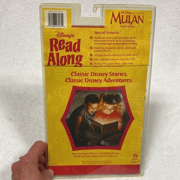 Vintage Walt Disney read along cassette and book Mulan - Picture 4 of 5